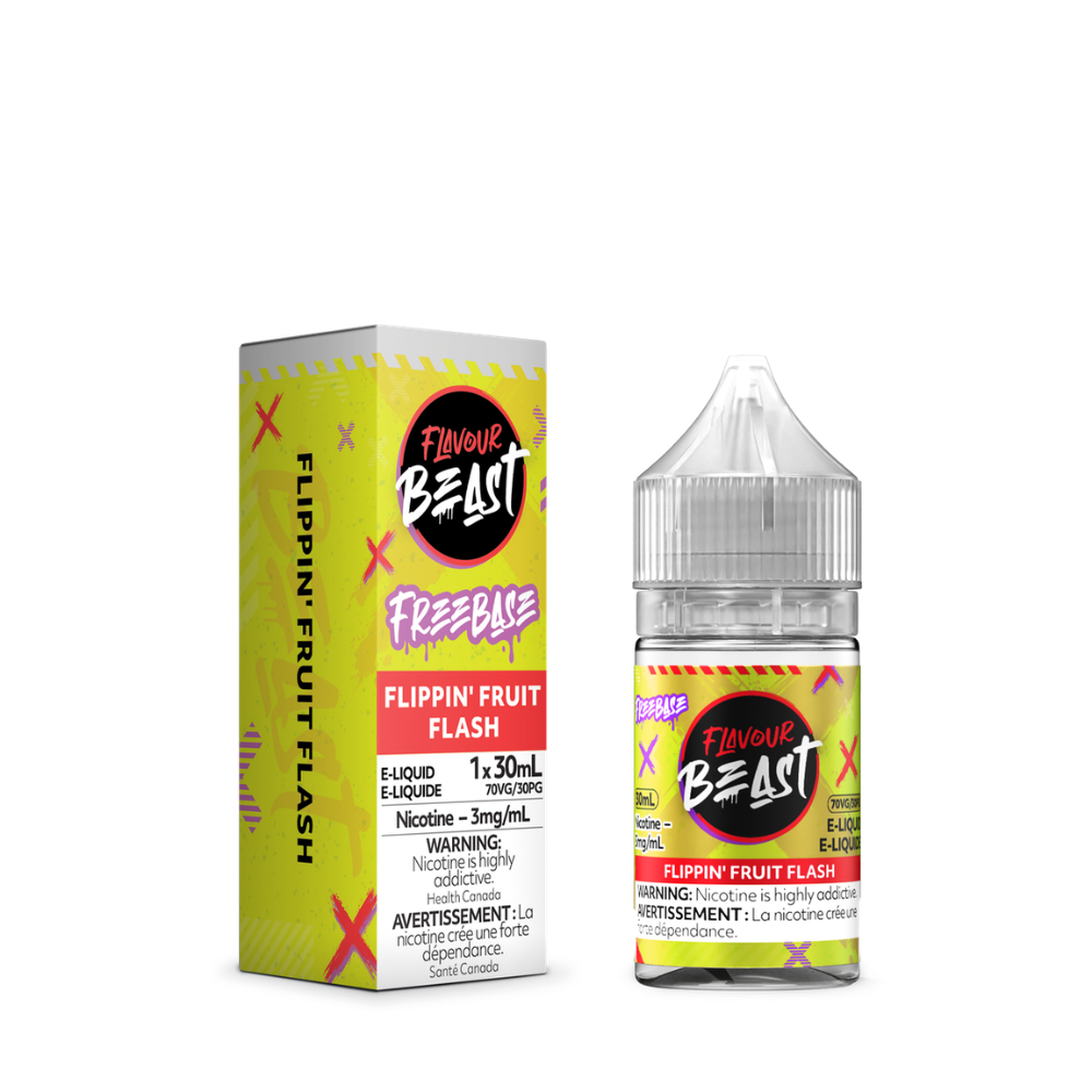 Flavour Beast Freebase Vape Juice 30mL 3mg - Flippin' Fruit Flash