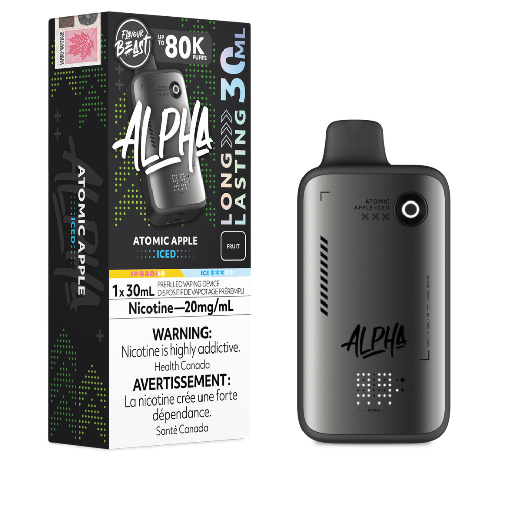 Flavour Beast Alpha Disposable Vape - 80K Puffs - Atomic Apple Iced