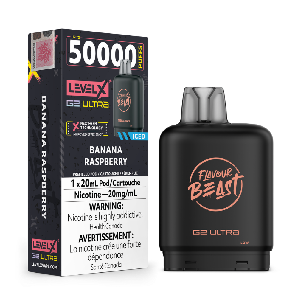 Flavour Beast Level X G2 Ultra - Banana Raspberry Iced
