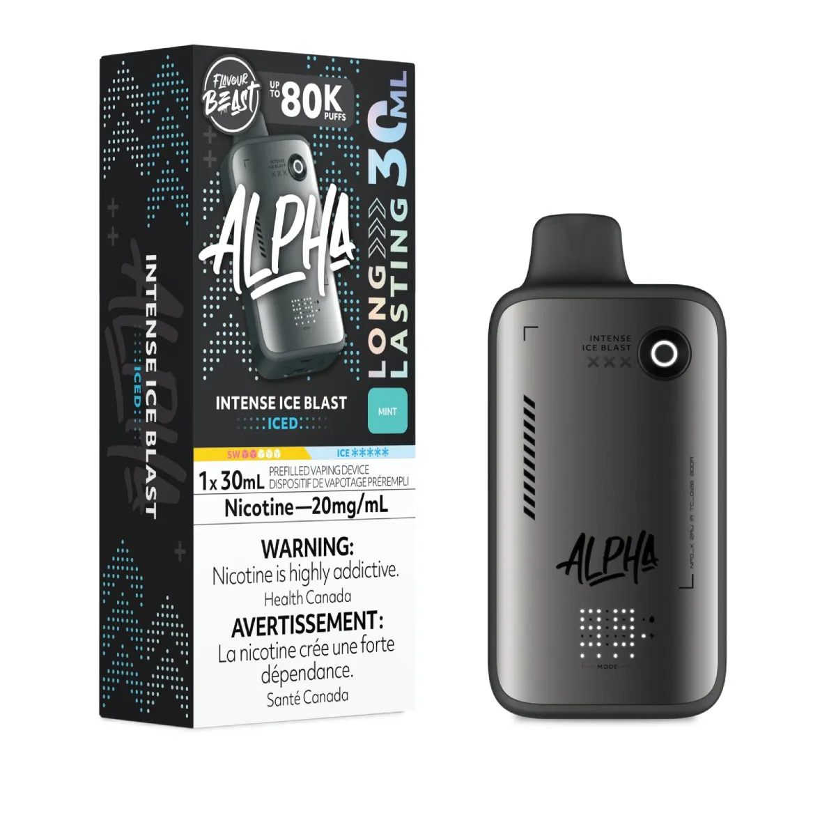 Flavour Beast Alpha Disposable Vape - 80K Puffs - Intense Ice Blast