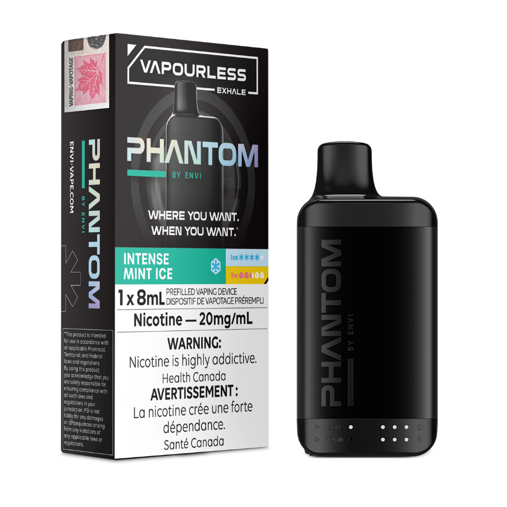 Phantom by Envi Disposable Exhale Vapourless - Intense Mint Ice