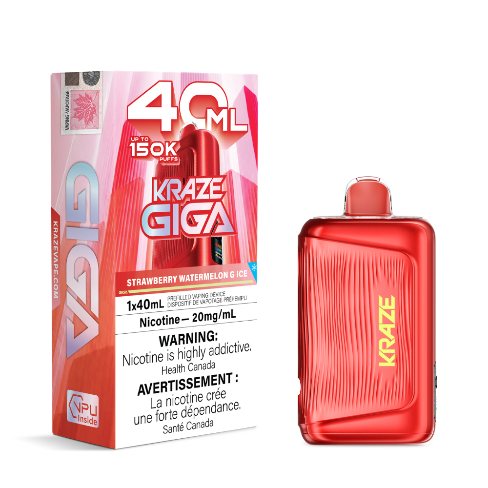 Kraze Giga Disposable Vape - 150k Puffs - 20mg - 40ml