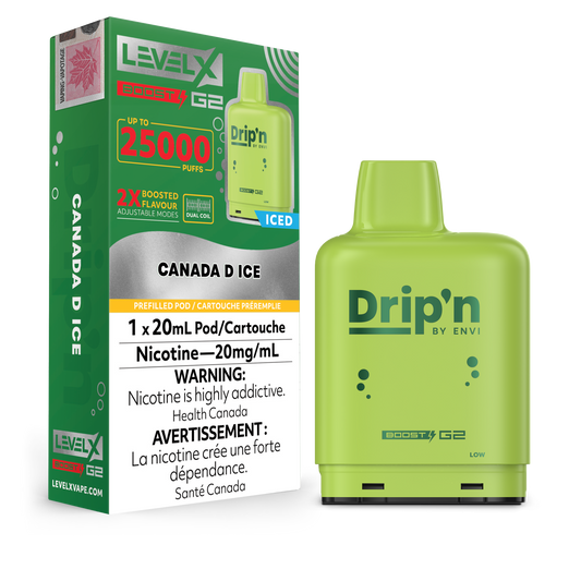 Level X Drip'n Boost G2 - Canada D Ice