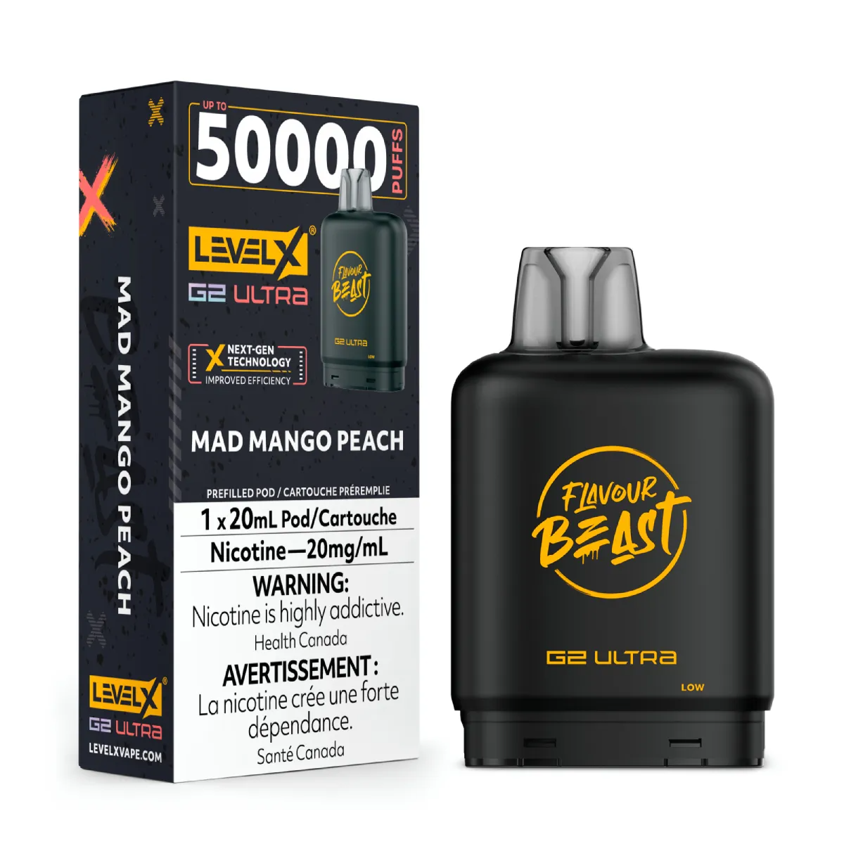 Level X Flavour Beast G2 Ultra - Mad Mango Peach