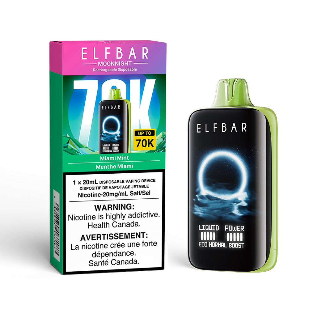 Elf Bar Moon Night 70k Disposable Vape - Miami Mint