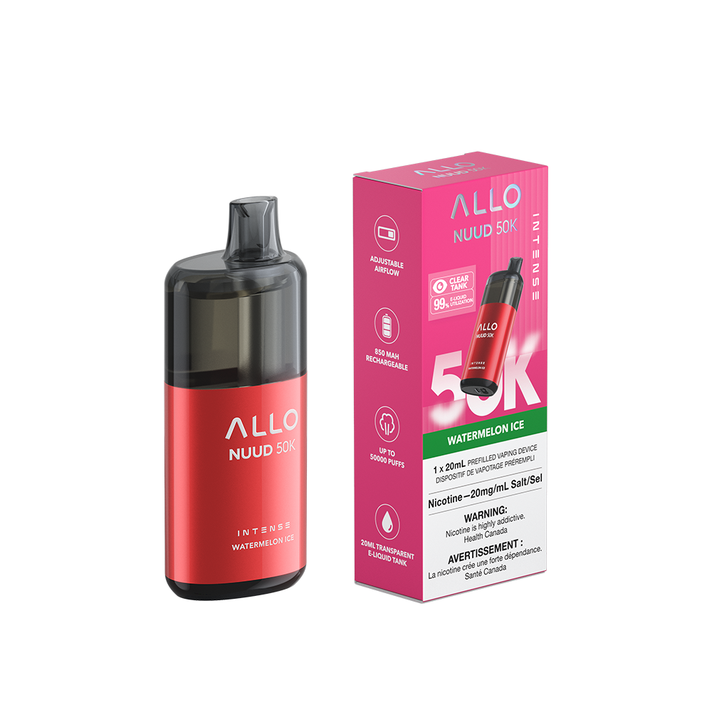 Allo Intense Nuud 50K Disposable Vape - Watermelon Ice
