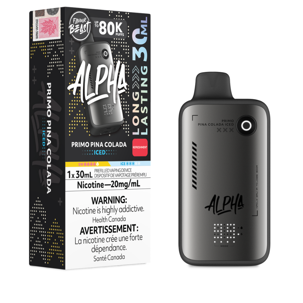 Flavour Beast Alpha Disposable Vape - 80K Puffs - Primo Pina Colada Iced