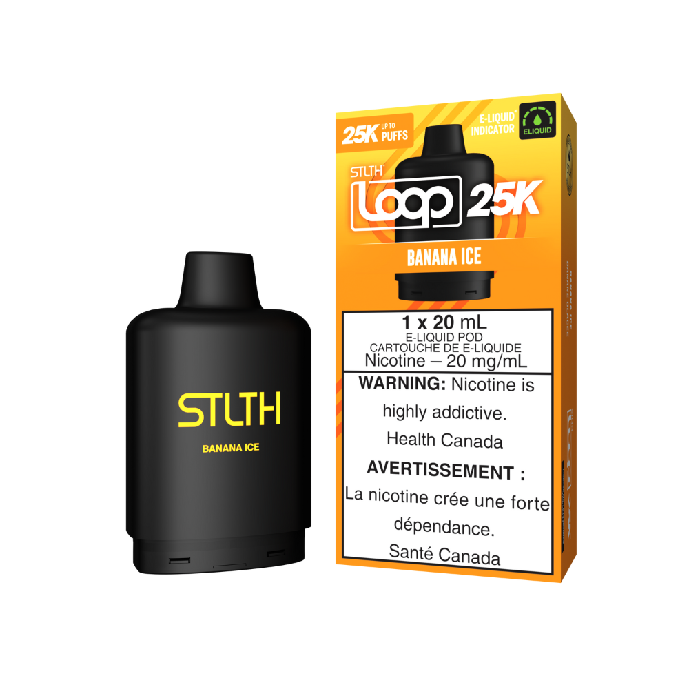 STLTH 25k Loop Pre-filled Vape Pod - Banana Ice