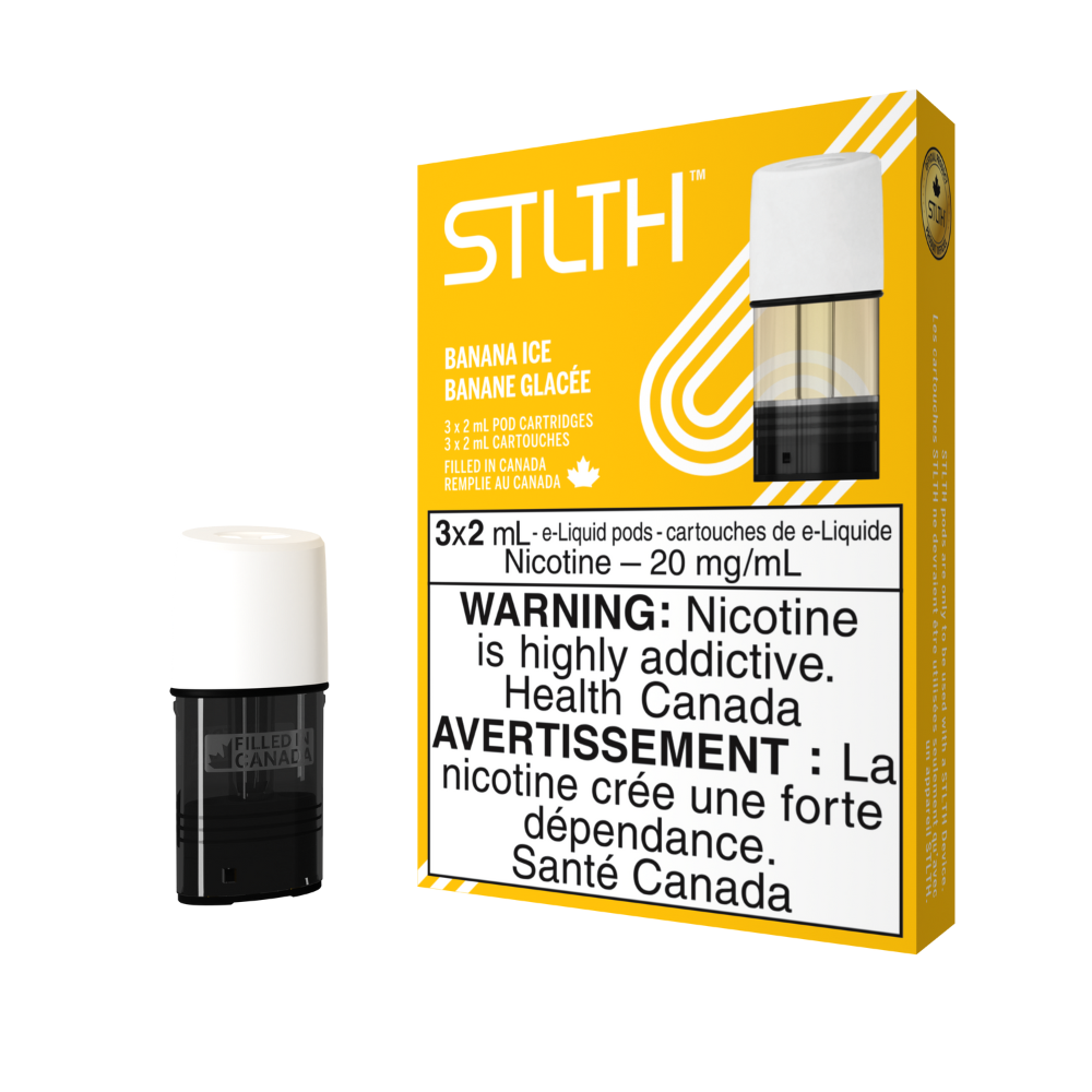 STLTH Banana Iced 3 x 2mL Pods