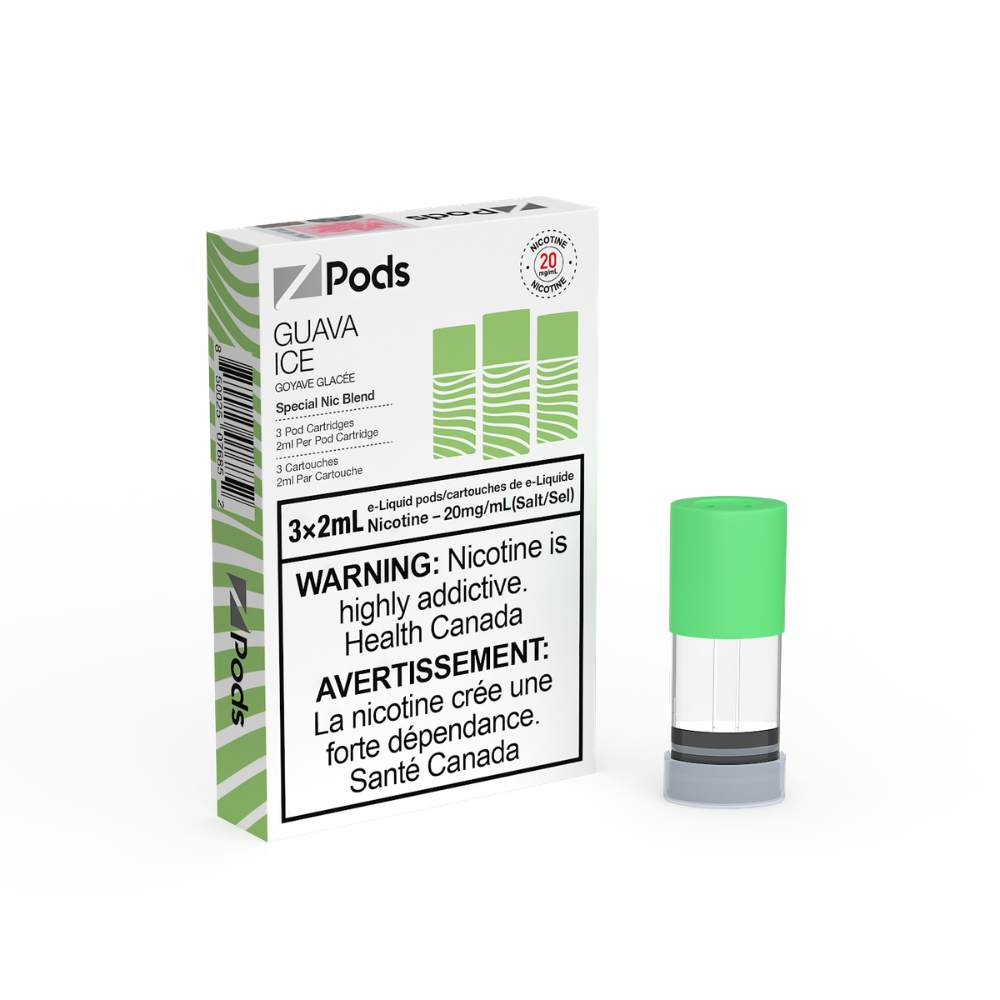 Z Pods 3 x 2mL Pods 400 Puffs - Guava Ice
