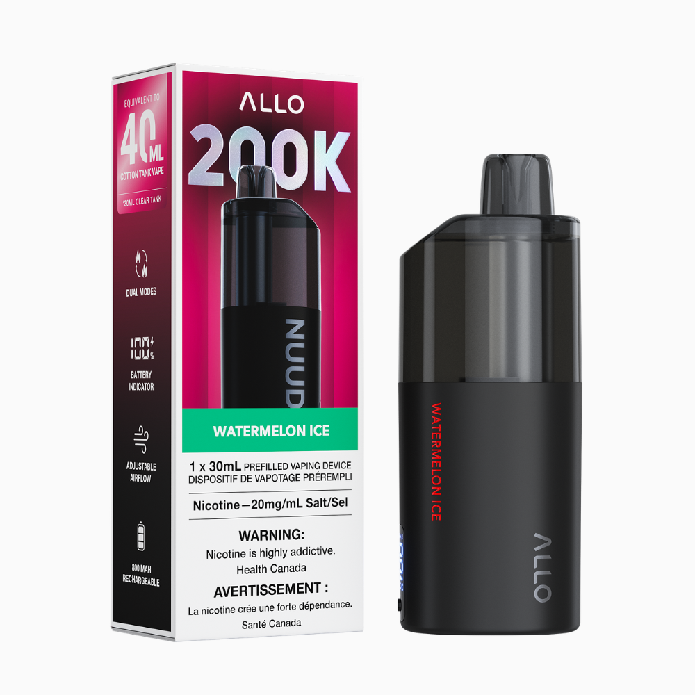 Allo Nuud 200K Disposable Vape - 200K Puffs - 30ml
