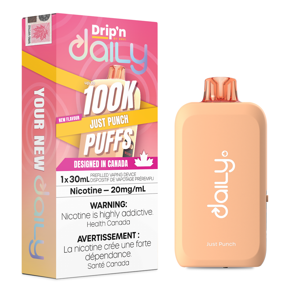 Drip'n Daily Disposable Vape - 100K Puffs - 30mL - Just Punch