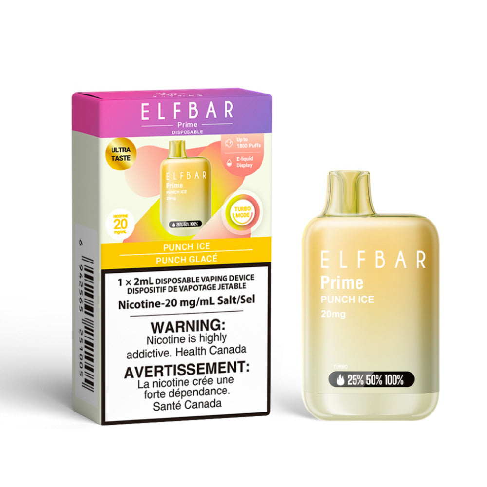 ELF Bar Prime 1800 Puffs 20mg - Punch Ice