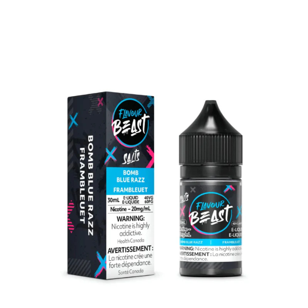 Flavour Beast Salts Bomb Blue Razz 30mL 10 mg