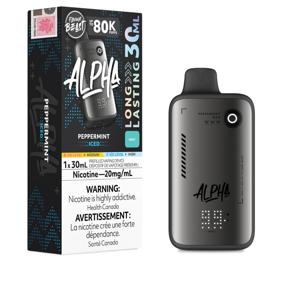 Flavour Beast Alpha Disposable Vape - 80K Puffs - Peppermint Iced