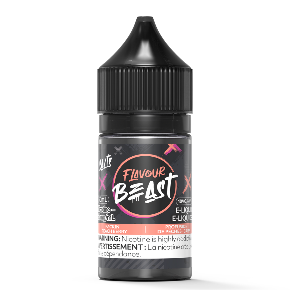 Flavour Beast Salts Packin Peach Berry 30mL 20 mg