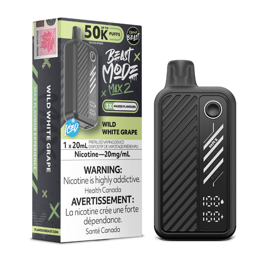Flavour Beast Mode Max 2 - Wild White Grape Iced