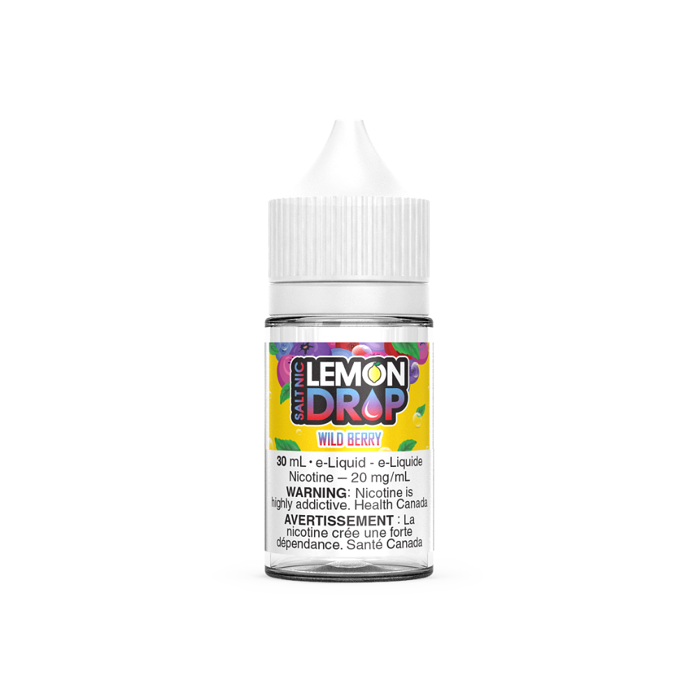 Lemon Drop Vape Juice Salt 30mL - Wild Berry