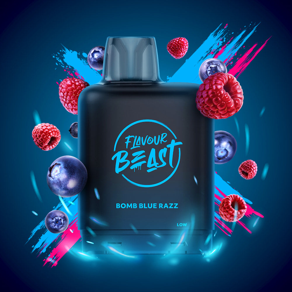 Level X Boost Flavour Beast 20mL Bomb Blue Razz 25000 Puffs 20mg