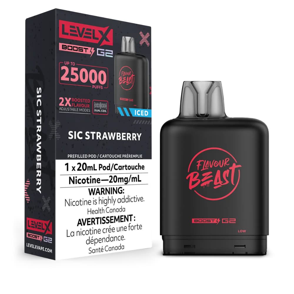 Level X Boost Flavour Beast 20mL Sic Strawberry