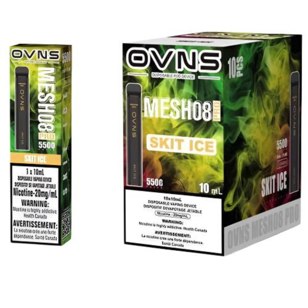 OVNS MESH08 PRO Skit Ice 10mL 20mg 5500 Puffs 89 Vape Shop OVNS MESH08 PRO Skit Ice 10mL 20mg 5500 Puffs 89 Vape Shop