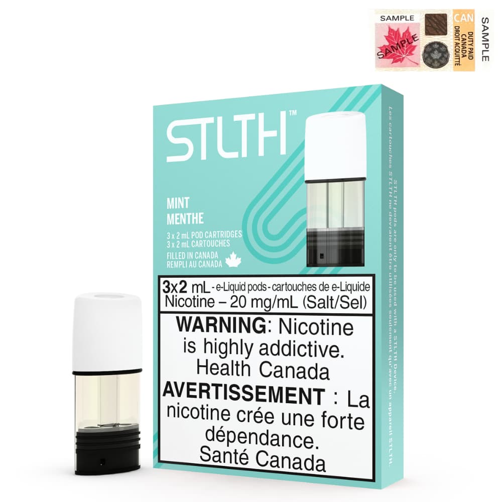 STLTH Mint Bold 50 vape flavour compatible with STLTH device and CLX