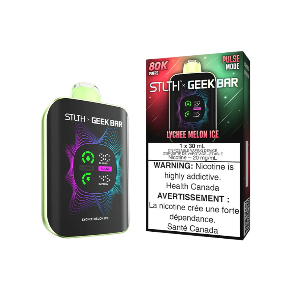 Stlth x Geek Bar 80K Disposable vape - Lychee Melon Ice