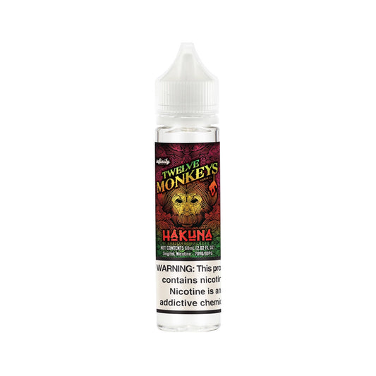 Twelve Monkeys Hakuna E-Liquid 60mL 3 mg