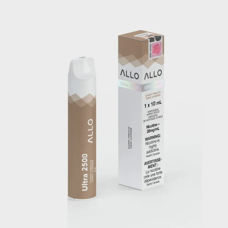 ALLO Ultra 2500 Classic Tobacco 10mL 2500 Puffs 20mg