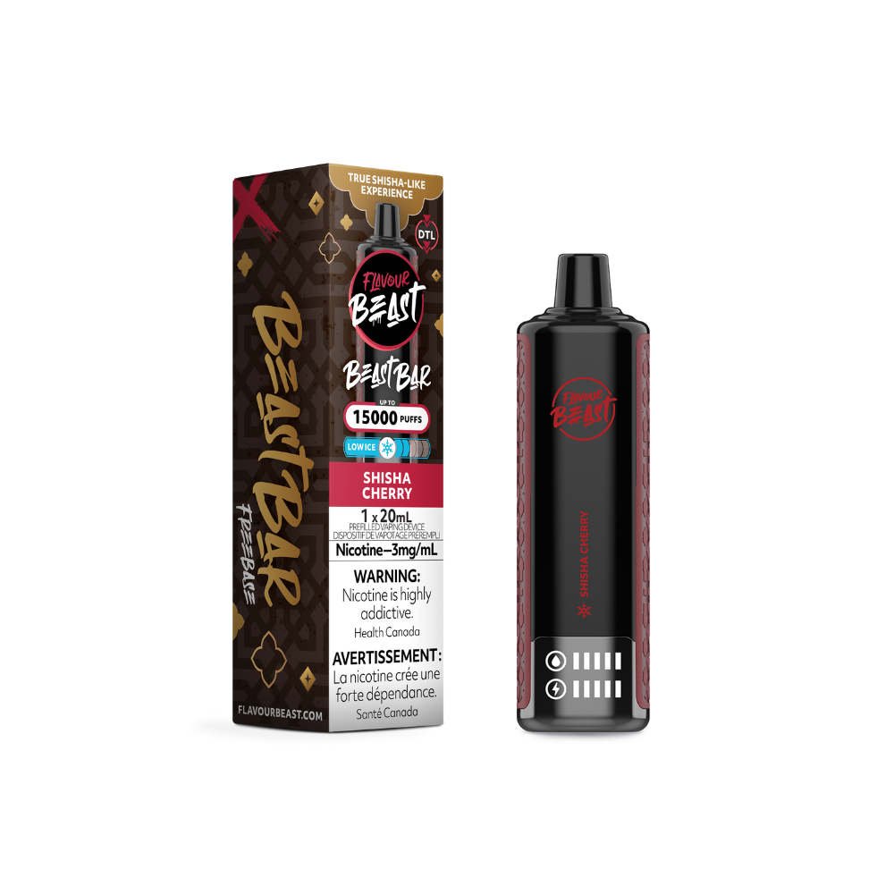 Flavour Beast Beast Bar Shisha Cherry Low Ice 15000 Puffs 3mg