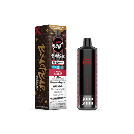 Flavour Beast Beast Bar Shisha Cherry Low Ice 15000 Puffs 3mg