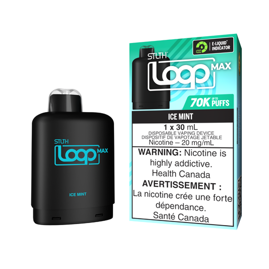 STLTH 70k Loop Max Pre-filled Vape Pod - Ice Mint