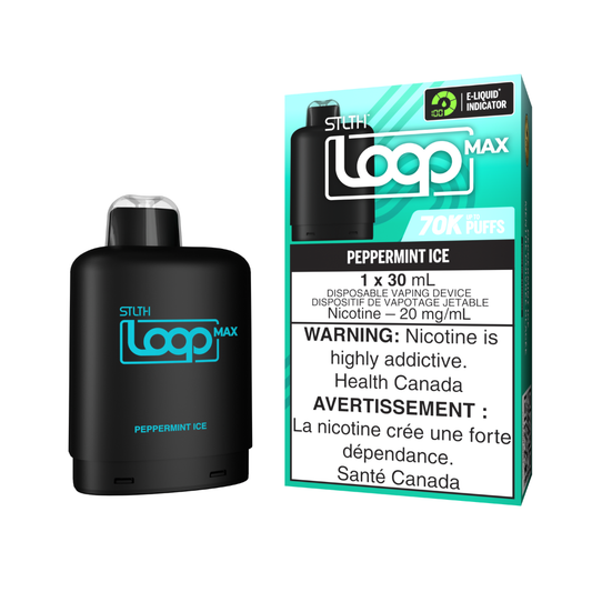 STLTH 70k Loop Max Pre-filled Vape Pod - Peppermint Ice