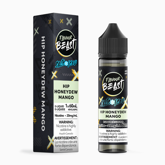 Flavour Beast Salts Vape Juice 60mL 20mg - Hip Honeydew Mango Iced