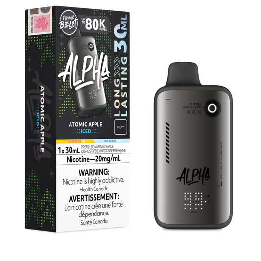 Flavour Beast Alpha  Disposable Vape - 80K Puffs - Atomic Apple Iced