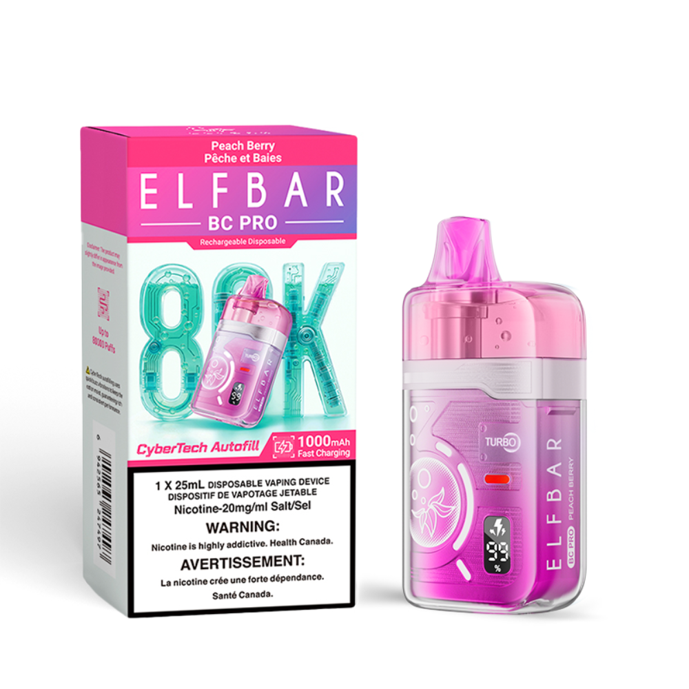 Elf Bar BC Pro 80K Disposable Vape - Peach Berry