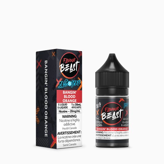 Flavour Beast Salts Iced Bangin' Blood Orange 30mL 20mg