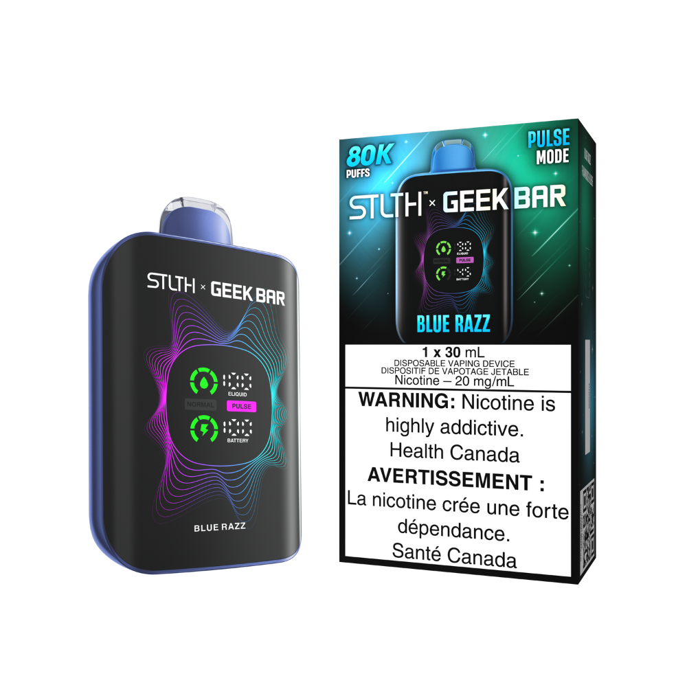 Stlth x Geek Bar 80k Disposable - Blue Razz