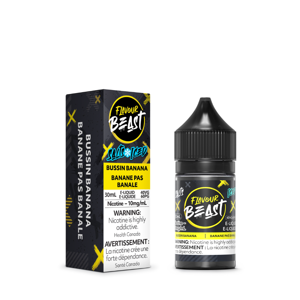 Flavour Beast Salts Bussin Banana Iced 30mL 10 mg