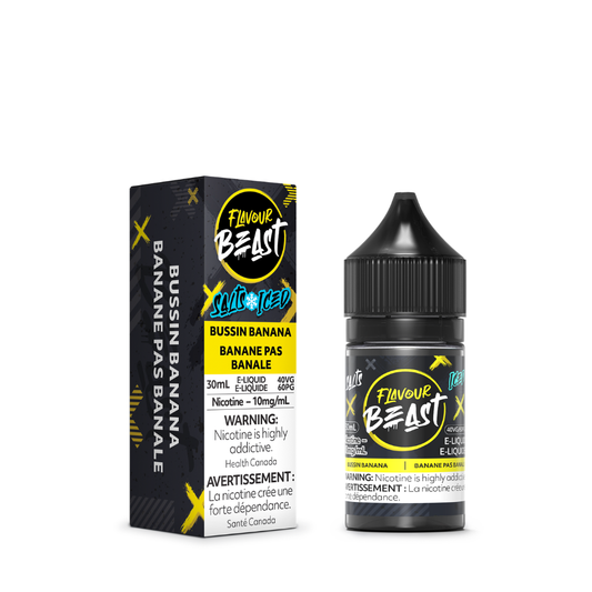 Flavour Beast Salts Bussin Banana Iced 30mL 10 mg