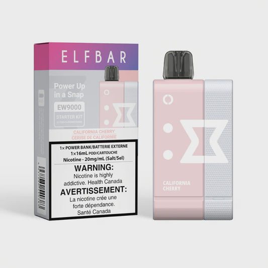 ElfBar EW9000 Disposable Starter Kit California Cherry 16mL 20mg