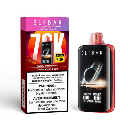 Elf Bar Moon Night 70k Disposable Vape - Cherry Watermelon