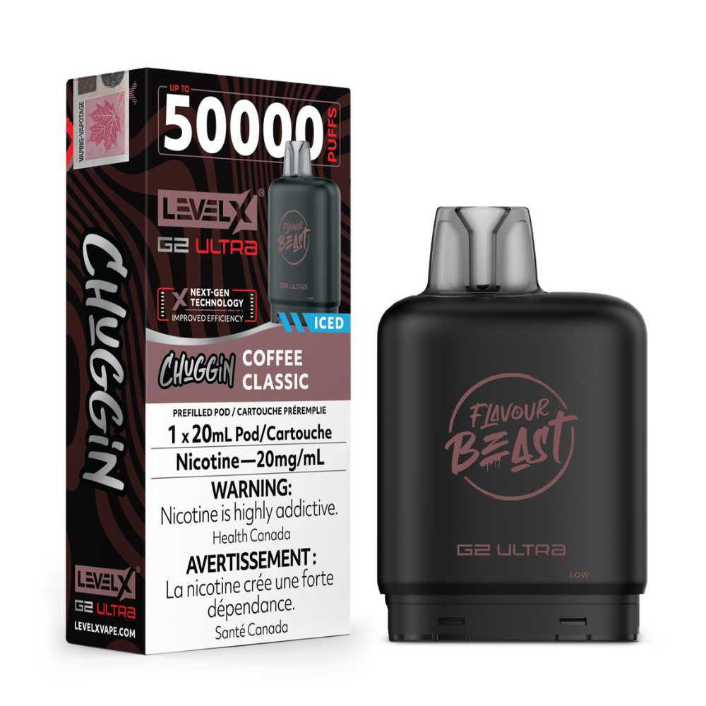Flavour Beast Level X G2 Ultra Chuggin Vape Pod - 50K - 20mL