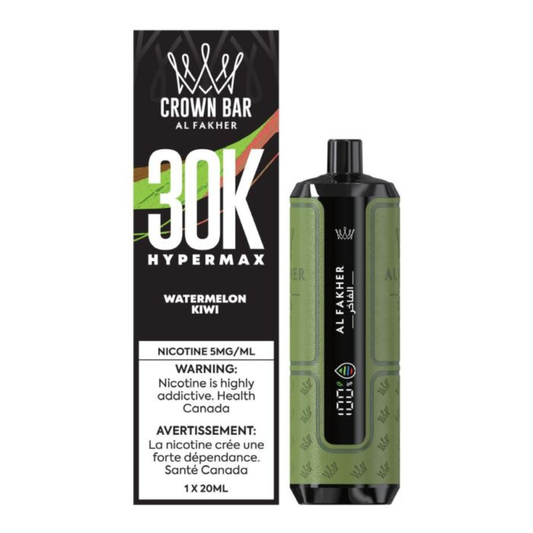 Al Fakher Crown Bar 30k HyperMax Disposable Vape - Watermelon Kiwi