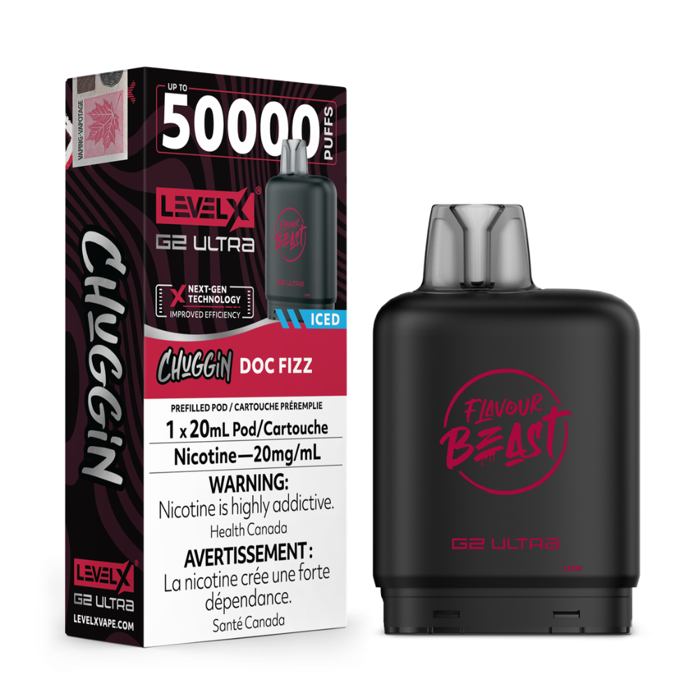 Flavour Beast Level X G2 Ultra Chuggin Vape Pod - 50K - 20mL