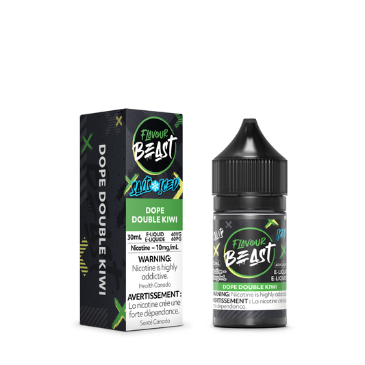 Flavour Beast Salts Dope Double Kiwi Iced 30mL 10 mg