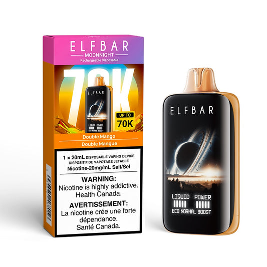 Elf Bar Moon Night 70k Disposable Vape - Double Mango