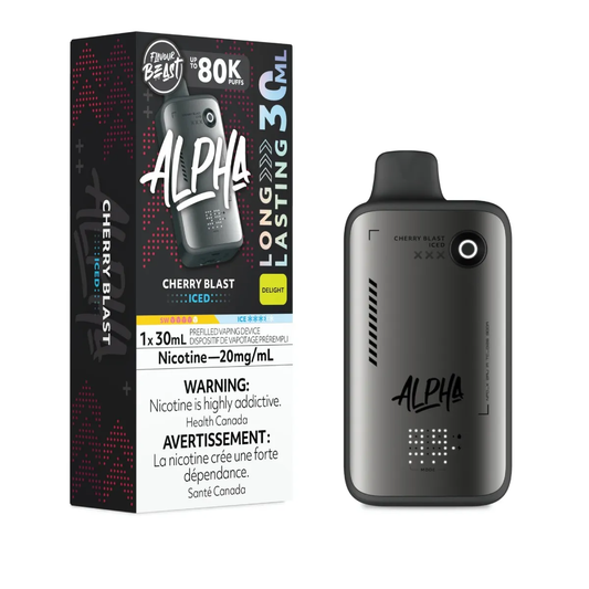 Flavour Beast Alpha Disposable Vape - 80K Puffs - Cherry Blast Iced