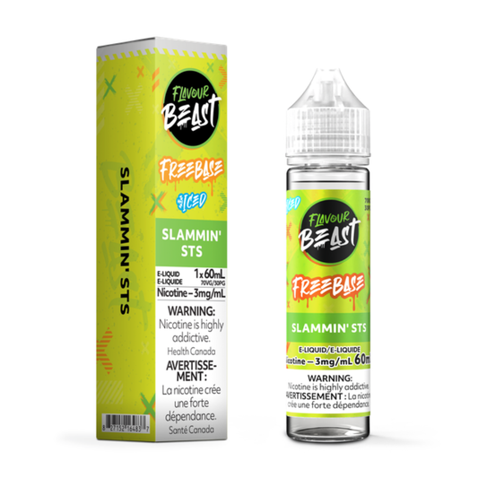 Flavour Beast Freebase Vape Juice 60mL 3mg - Slammin' STS