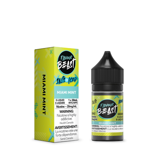 Flavour Beast Salts Iced Miami Mint 30mL 20mg